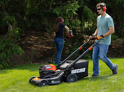 New ECHO DLM-5100SP battery lawnmower